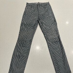 Size 24 Zebra Print 7 For All Mankind Jeans